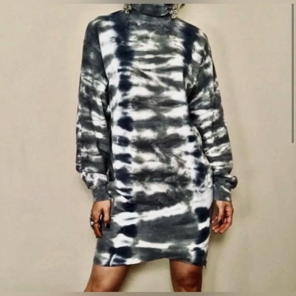 Young Fabulous & Broke Tie Dye Turtleneck Dress - Picture 3 of 3